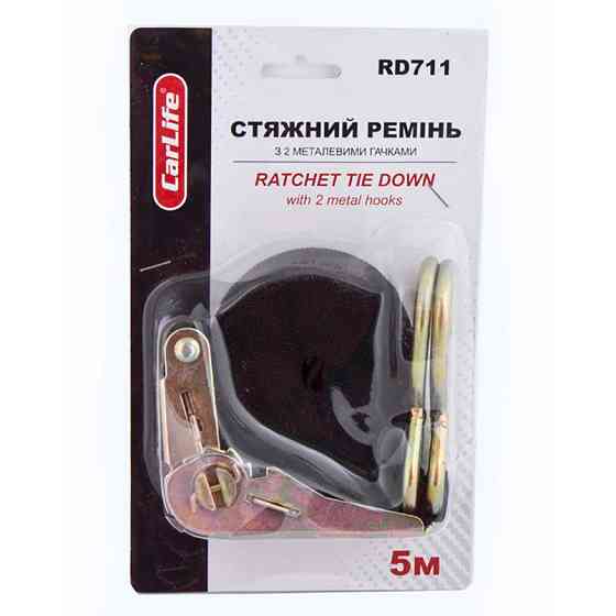 Стяжний ремінь з замком CarLife 1т, 5м Львів
