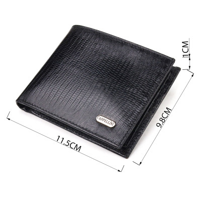 Гаманець Canpellini З натуральної шкіри Чорний (21587) Вінниця - фото 5