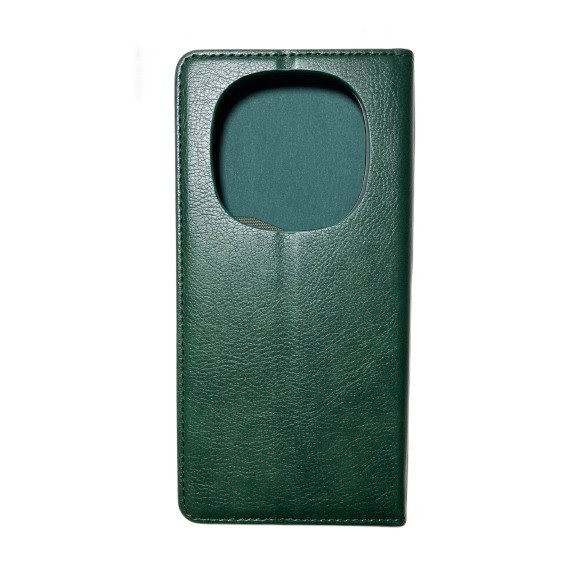 Чохол-книжка Xiaomi Redmi Note 15 4G 5G Шкіряний (зелений) Одеса - фото 2
