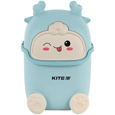 Кошик для паперів Kite Настільний контейнер для сміття, блакитний (K24-009-4) Вінниця - фото 1