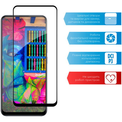 Стекло защитное ACCLAB Full Glue Realme 8 (1283126523205) Винница - изображение 5