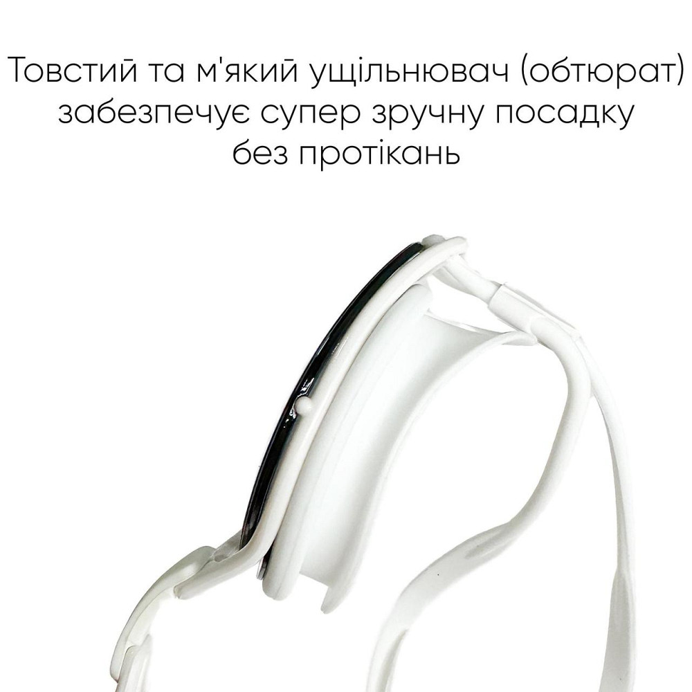Окуляри для плавання Renvo Gulis Уні Anti-fog Білий OSFM (2SG130-0403) Киев - изображение 2