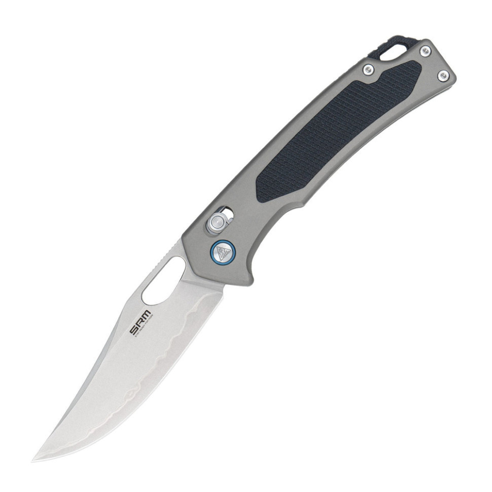 Нож складной SRM Retriever 9203-AK, черно-серый Киев - изображение 1