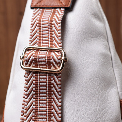 Сумка Vintage Жіноча через плече з екошкіри Біла (22779) Вінниця - фото 4