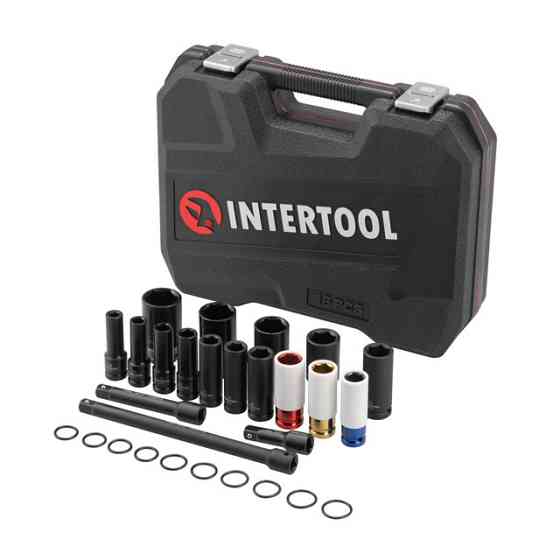 Набір головок та подовжувачів ударних 1/2