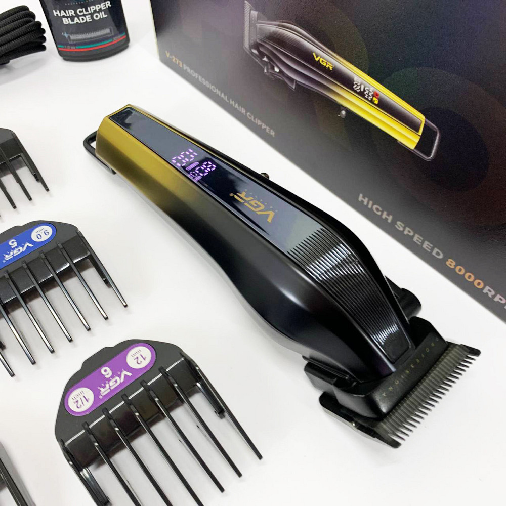 Машинка для стрижки з насадками бездротова VGR V-273, Машинка для окантовки акумуляторна XP-40 Івано-Франківськ - фото 4