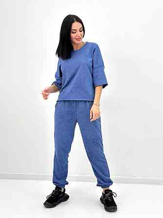 Жіночий костюм з турецької двонитки петля з ефектом tie dye "George"| Норма| Розпродаж моделі Київ