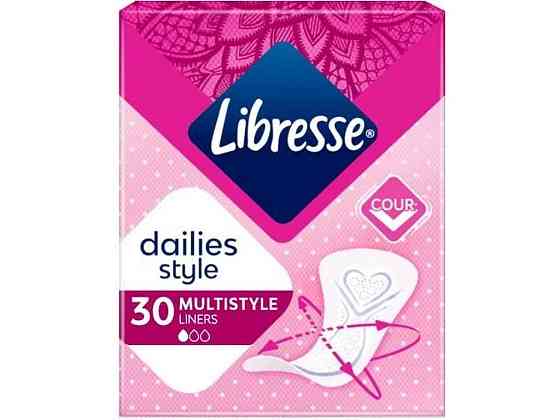 Прокладки щоденні 30шт (Daily Stule Multistyle Liners) ТМ LIBRESSE   Solmir Київ