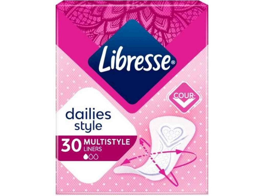 Прокладки щоденні 30шт (Daily Stule Multistyle Liners) ТМ LIBRESSE   Solmir Київ - фото 1