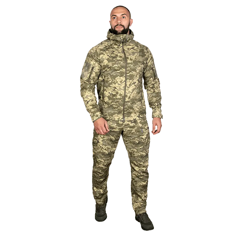 Тактичний чоловічий костюм Stalker 3.0 Twill (куртка та штани) Піксель XXXL Вінниця - фото 2