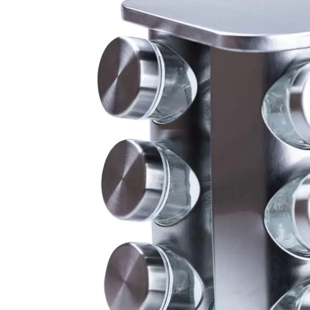 Набор для специй на подставке 12 баночек по 100 мл HP15290 Киев - изображение 5