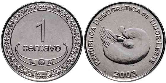 1 сентаво 2003 Восточный Тимор UNC Полтава