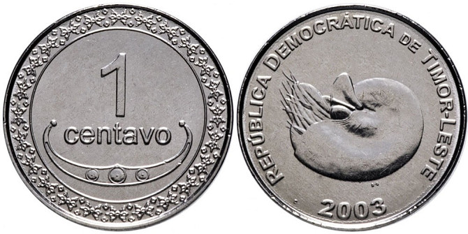 1 сентаво 2003 Восточный Тимор UNC Полтава - изображение 1