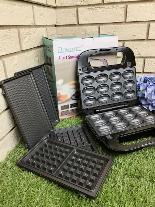 Вафельница-сендвичница 4в1 Domotec SI-234B 1200w Коломия - фото 8