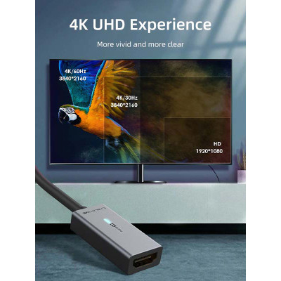 Переходник miniDisplayPort M to HDMI F 0.15m 4K60Hz Cabletime (CA915347) Вінниця - фото 3