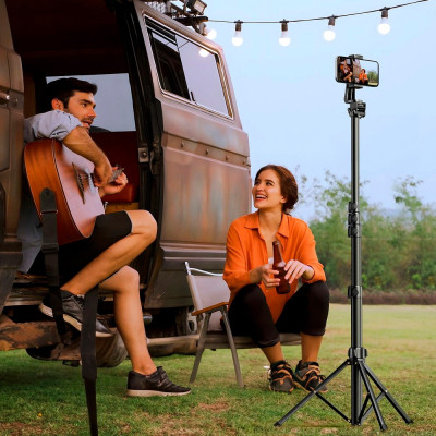 Штатив Ugreen LP680 Selfie Stick Tripod with Bluetooth Remote Black (15609) Вінниця - фото 4