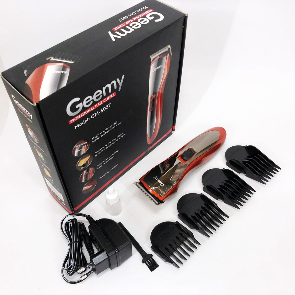 Стильна машинка для стрижки Pro, Електрична машинка для стрижки з насадками підстригання JS-32 Львів - фото 7