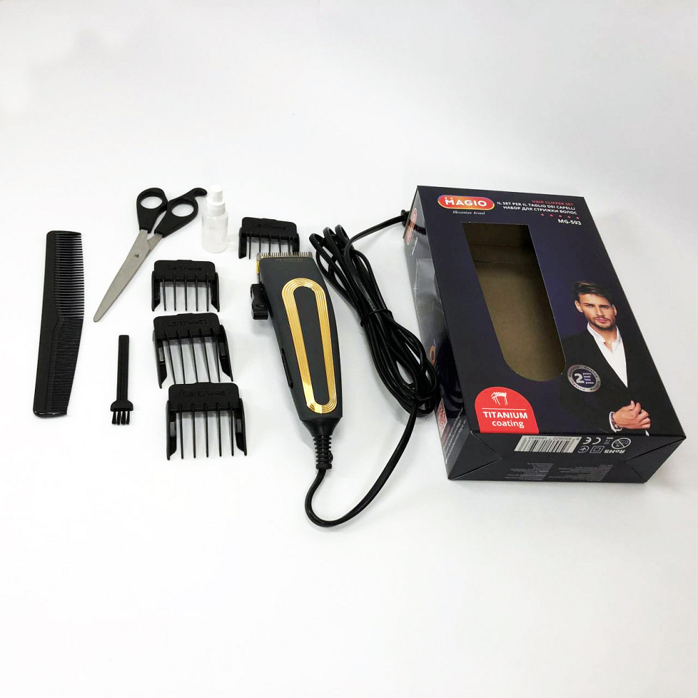Машинка для стрижки від акумулятора MAGIO MG-593, Набір машинок для стрижки Електромашинка LI-71 Львів - фото 4