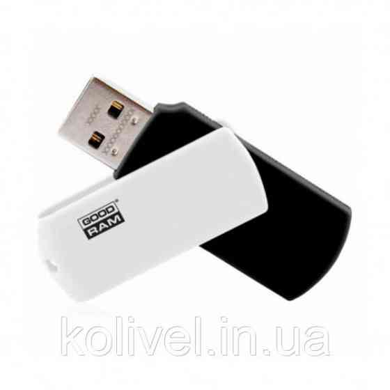 USB Flash GoodRAM 128GB USB 2.0 UCO2 Black-White, Retail (UCO2-1280KWR11#) Киев