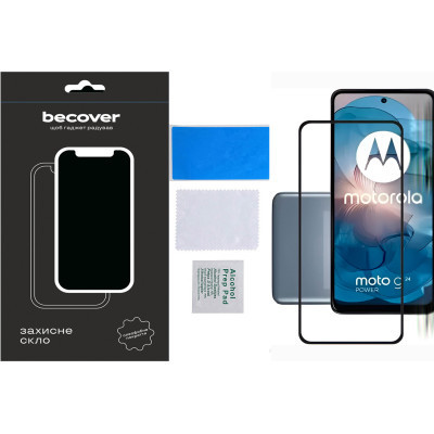 Стекло защитное BeCover Motorola Moto G24/G24 Power Black (710716) Винница - изображение 4