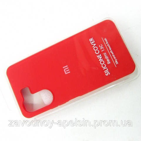 Xiaomi Redmi 13C Poco C65 Силіконовий чохол Мікрофібра (червоний) Одеса - фото 2