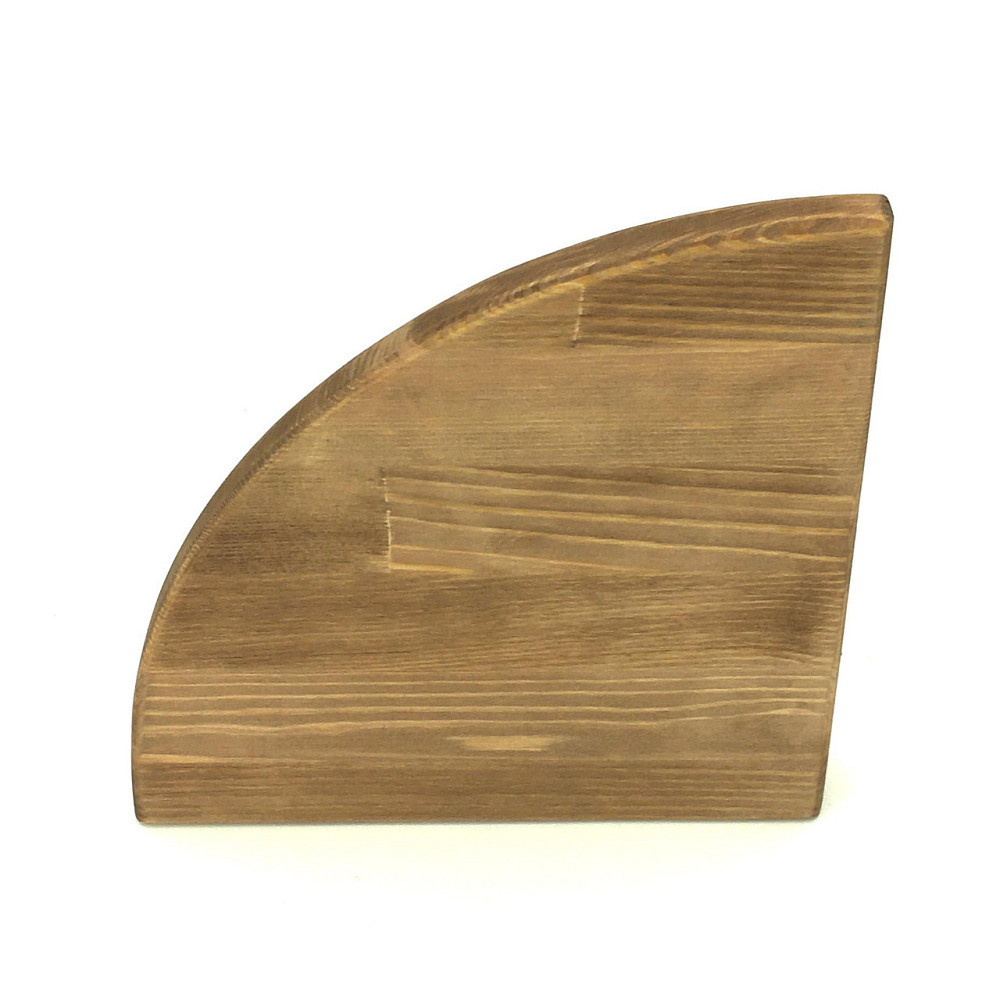 Угловая настенная полка 