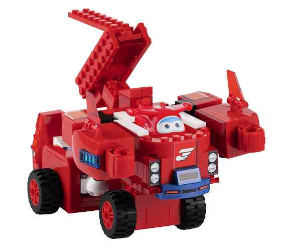 Конструктор-трансформер Super Wings Small Blocks 2в1 Buildable Transforming Vehicle Джетт (Jett) Київ