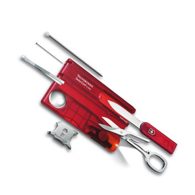Мультитул Victorinox SwissCard Lite Transparent Red (0.7300.T) Винница - изображение 1
