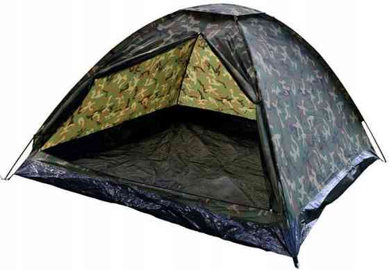 Туристична Палатка тримісна з чохлом до Mil-Tec від Sturm "Iglu Standard" (14215020) Woodland Нововолинськ