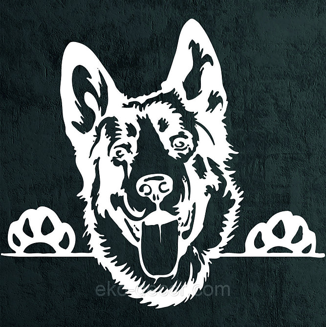 Декоративне настінне Панно «Вівчарка», Декор на стіну 70*63 см, Білий Київ - фото 8