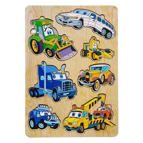 Деревянный пазл-вкладыш 