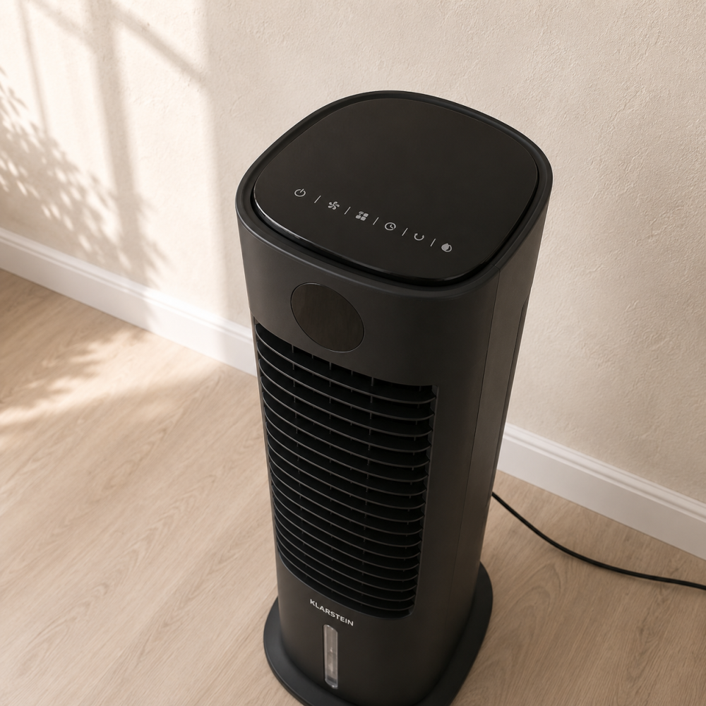 Б/у Охладитель воздуха 4-в-1 Klarstein Skytower Grand Smart Wi-Fi, 8 л, 480 м³/ч, ионизатор Киев - изображение 12