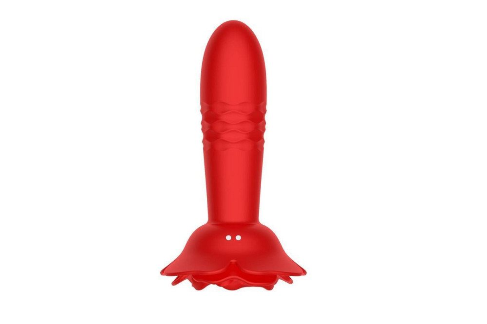 Анальна пробка - Rose Thrusting Anal Plug Sex Aura Київ - фото 3