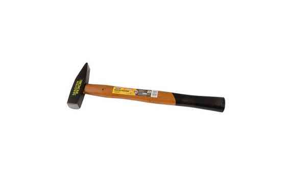 Молоток слесарный MASTERTOOL 300 г HRC 56 ручка из дерева с полимерной защитой 300 мм 02-0203 Ровно