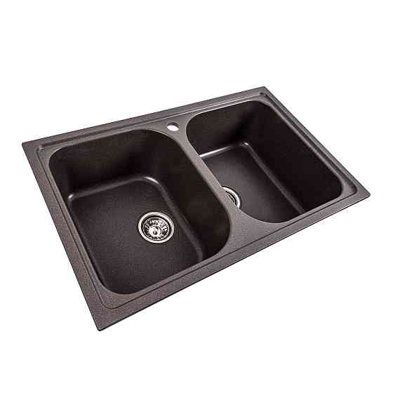 Гранітна мийка для кухні Platinum 7950 Equatoria матовий Гренадін Коломия