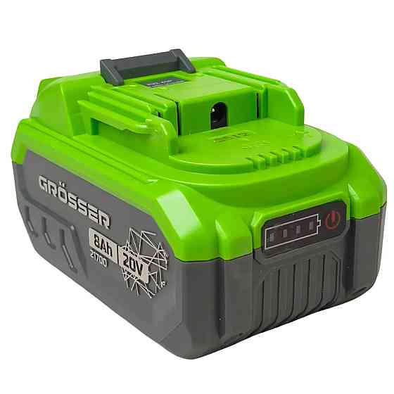 Аккумуляторная батарея Grosser GB 208P PRO 20 В, 8 А·ч, 160 Wh, ток разряда 100 А Киев