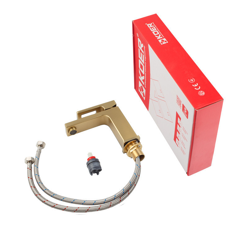 Змішувач для умивальника KOER KB-10009-12 (Колір матове золото) (KR5977)   ( 28605 ) Харьков - изображение 7