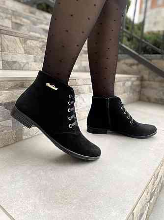 Черевики жіночі ARLETT чорні натуральна замша 37р.-24см 38р.-24.5см (1193) Коломия