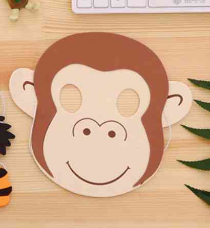 Дитяча маска Мавпа one size різнобарвний Київ