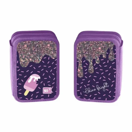 Пенал шкільний твердий "YES" 533108 подвійний HP-01 Sweet cream, шт Київ