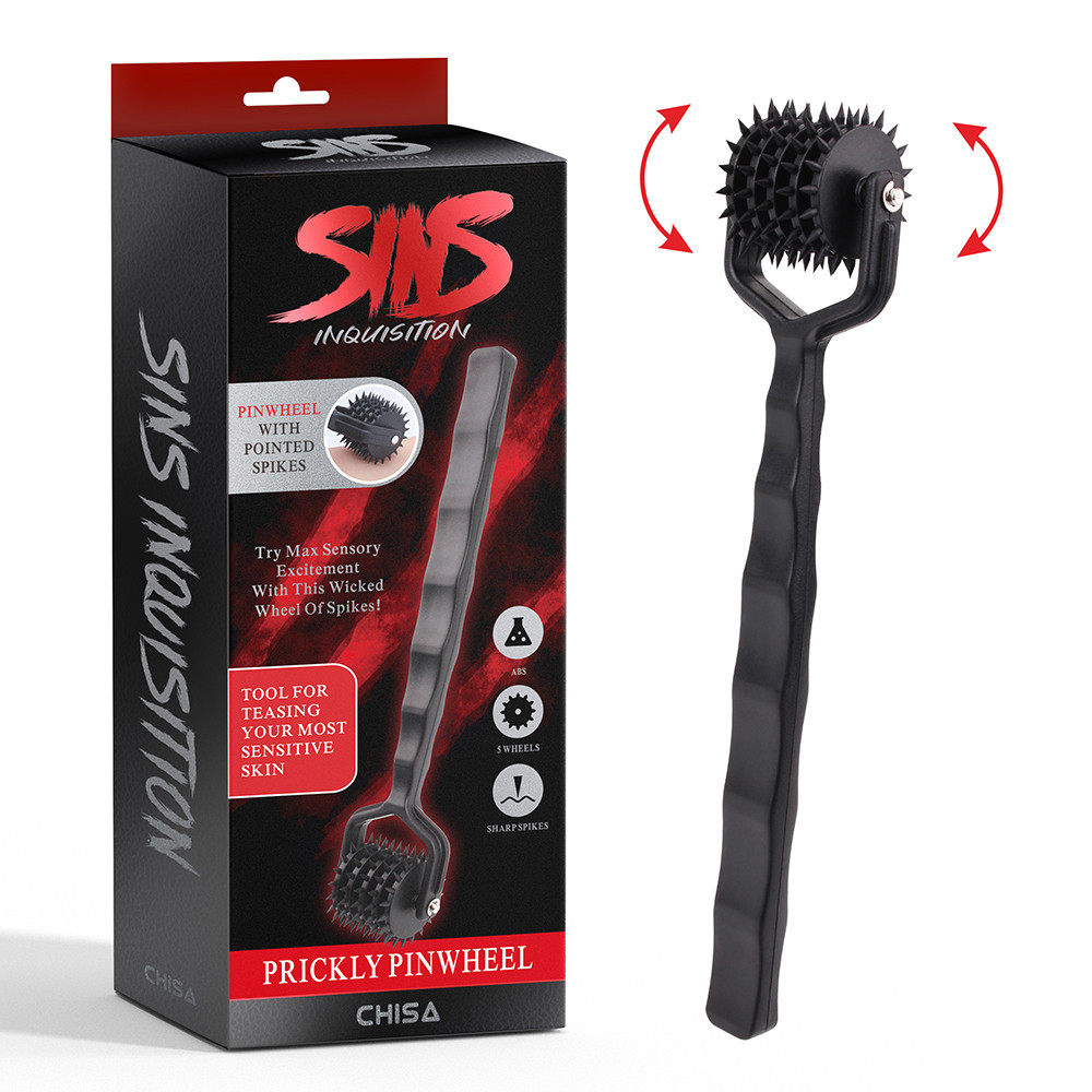 Колесо Вартенберга с 5 колесиками Chisa Sins Inquisitio Prickly Pinwheel, черное Sex Aura Киев - изображение 1