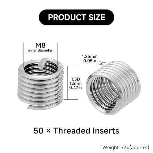 Набор резьбовых вставок 60 шт для ремонта резьбы Киев