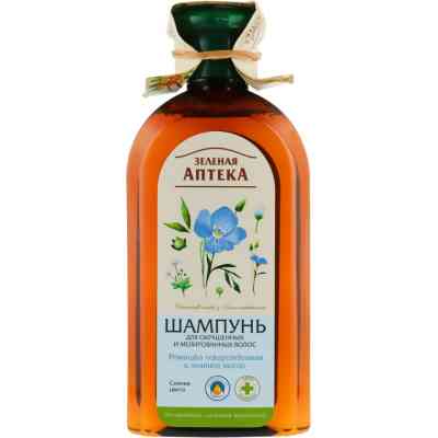Шампунь Зелена Аптека Ромашка лекарственная и льняное масло для окрашенных волос 350 мл (4823015904998) Винница