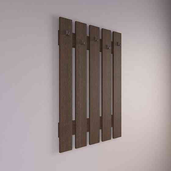 Вешалка настенная VAYS D-5, с крючками, ЛДСП, 77×110 см - для прихожей, коридора, прихожей Львов