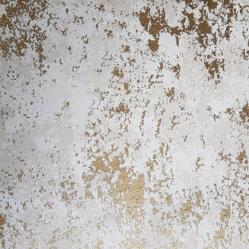 Шпалери флізелінові еко Galerie Metallic FX 0,53Х10 англійські під штукатурку структурні золотом на бежевому Київ - фото 1