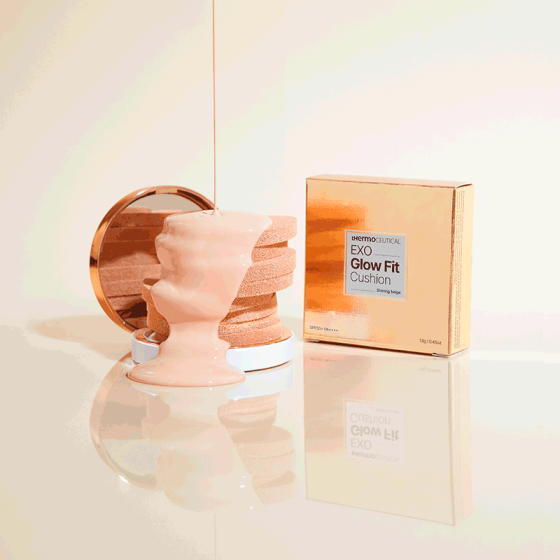 Сонцезахисний тональний кушон з екзосомами EXO Glow Fit Cushion -THERMOCEUTICAL 13 г Дніпро
