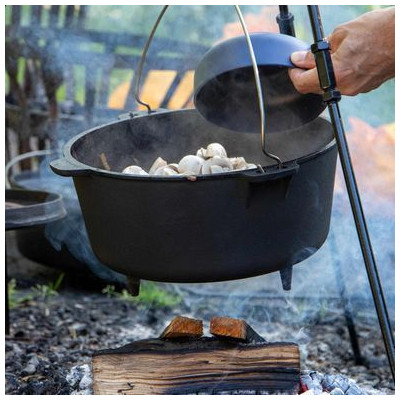 Котел туристичний Bo-Camp Dutch Oven Cast Iron 31 cm / 7.1 L Black (2122415) (DAS303291) Вінниця - фото 5