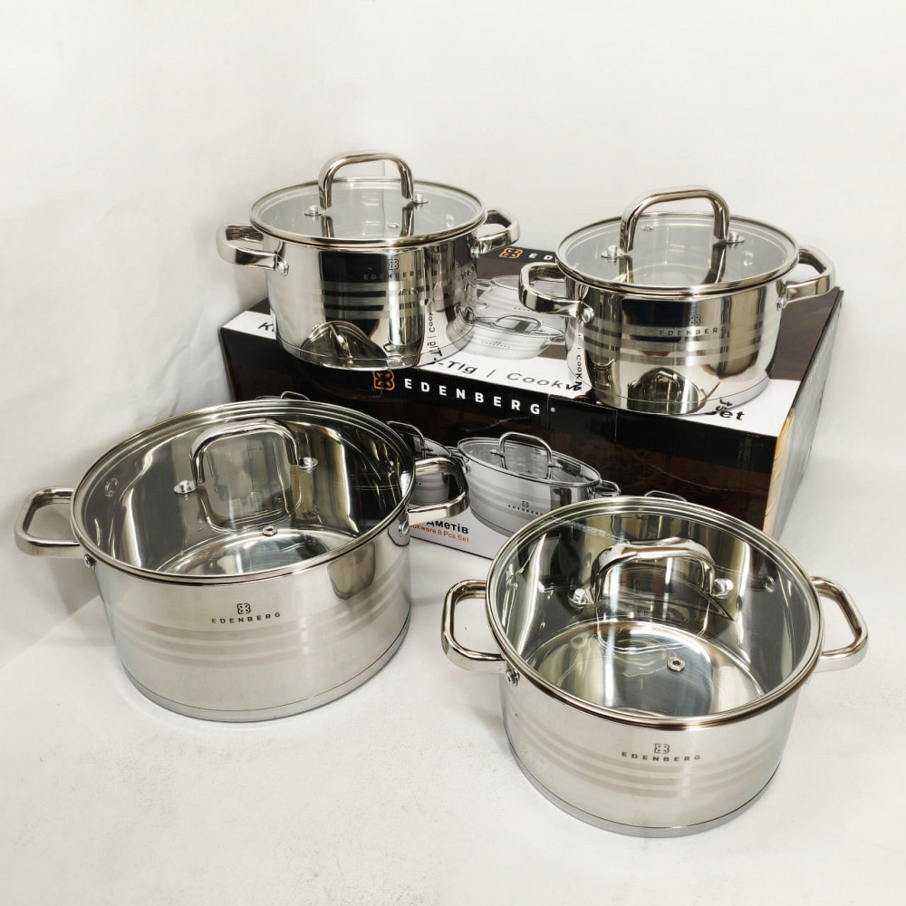 Набор кастрюль из нержавеющей стали, Кастрюля из нержавеющей стали, Набор качественных каструль SD-36 Львов - изображение 12