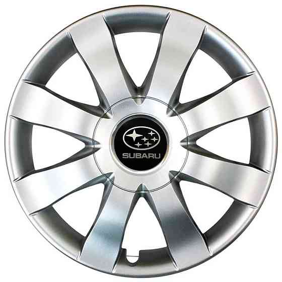 Автомобильные модельные колпаки R15 Subaru 323 4шт, SJS, серебряные Киев
