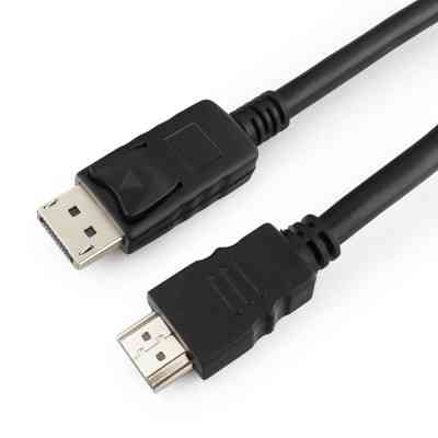 Кабель мультимедийный DisplayPort M to HDMI M 5.0m Cablexpert (CC-DP-HDMI-5M) Винница